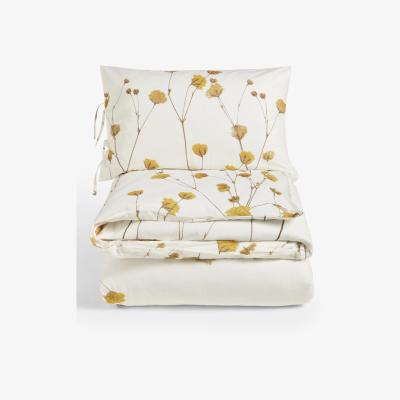 John Lewis Mother of Pearl Floral Organic Cotton Duvet Cover Set