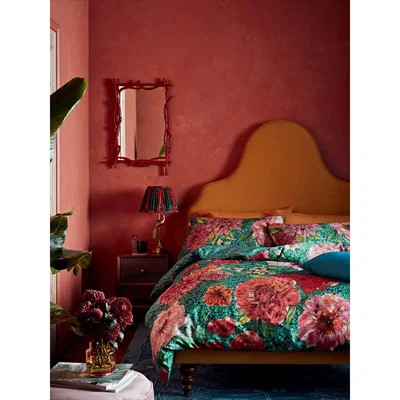 John Lewis John Lewis & Partners + Matthew Williamson Leopard Rose Duvet Cover Set