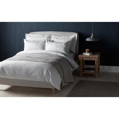 John Lewis Croft Collection Herringbone Stripe Bedding, Slate