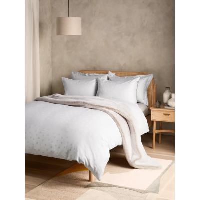 John Lewis John Lewis & Partners Spotty Jacquard Bedding