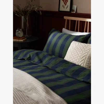 John Lewis John Lewis Brushed Check Duvet Cover Set