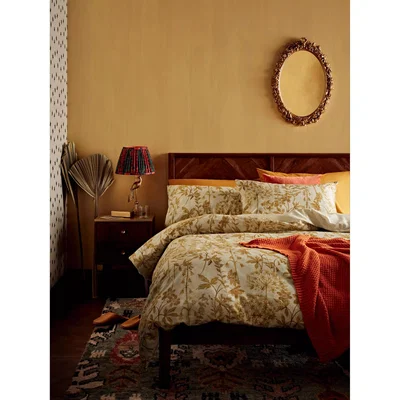 John Lewis John Lewis & Partners + Matthew Williamson Golden Leaf Duvet Cover Set