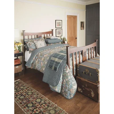 John Lewis Morris & Co. Strawberry Thief Cotton Bedding, Slate