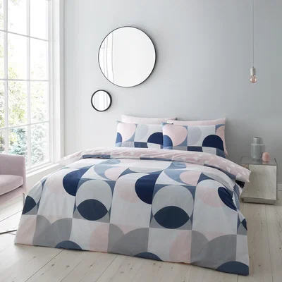 La Redoute Sirkel Geo Easy Care Duvet Set