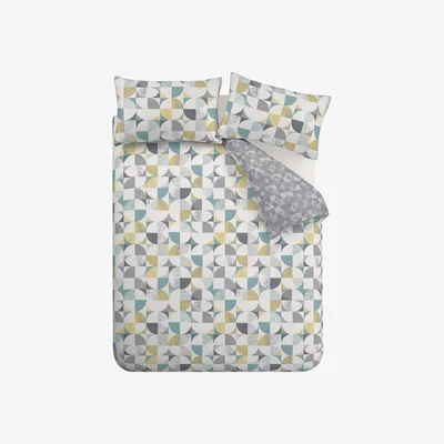 La Redoute Retro Circles Easy Care Duvet Set