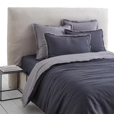 La Redoute Alhanasia Double Fringe Washed Linen Duvet Cover