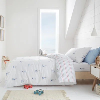 La Redoute Sailing Boats Cotton Duvet Set