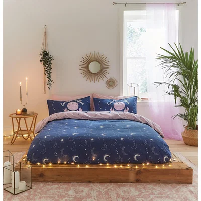 La Redoute Cosmic Babe Glow In The Dark Duvet Cover Set