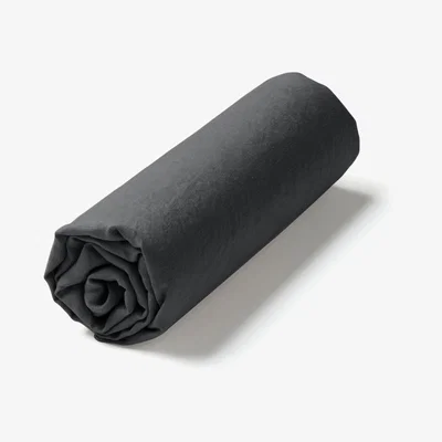 La Redoute Elina Washed Linen Fitted Sheet for Mattress Topper