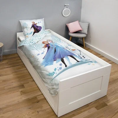 La Redoute Frozen Cotton Duvet Cover & Pillowcase