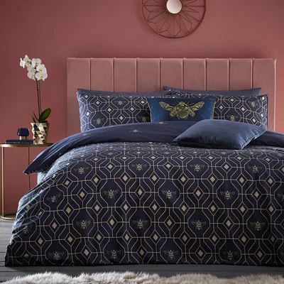 La Redoute Bee Deco Duvet Cover & Pillowcase Set