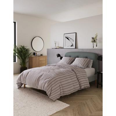 Marks & Spencer M&S Pure Cotton Striped Bedding Set - SGL - Natural Mix, Natural Mix
