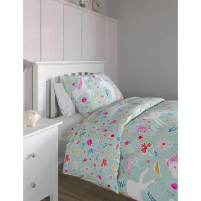 Marks & Spencer M&S  Cotton Blend Unicorn Bedding Set - SGL - Blue Mix, Blue Mix
