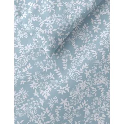 Marks & Spencer M&S 2 Pack Cotton Mix Floral Bedding Sets - 6FT - Duck Egg, Duck Egg