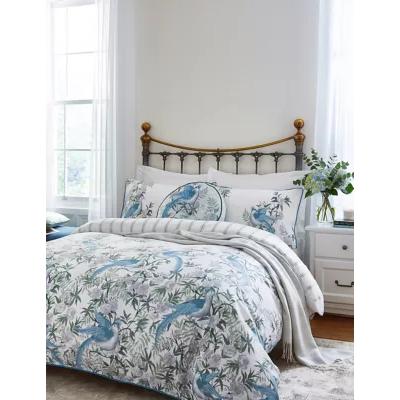 Marks & Spencer M&S Laura Ashley Pure Cotton Osterley Bedding Set - 6FT - Blue Mix, Blue Mix