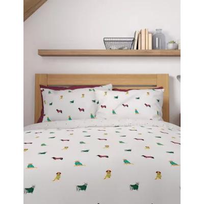 Marks & Spencer M&S Cotton Mix Dogs in Jumpers Bedding Set - 5FT - Multi, Multi