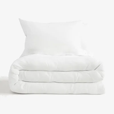 Marks & Spencer M&S Cotton Rich Bedding Set - 5FT - White, White,Dove,Sage,Chambray,Duck Egg,Khaki