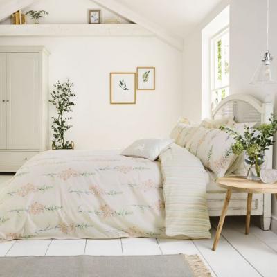 Downtown Sanderson Foxglove Duvet Set Natural
