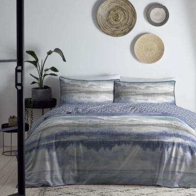 Downtown Appletree Landscape Duvet Set Navy