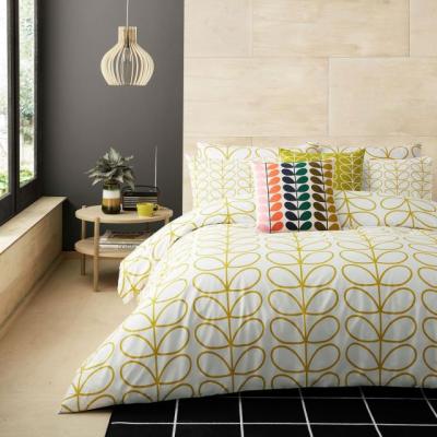 Downtown Orla Kiely Linear Stem Quilt Cover Dandelion