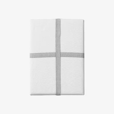 Perch and Parrow Rory White Bed Linen Set, 4'6 Double"