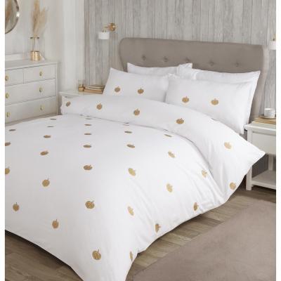 The Range Glitter Pumpkins Duvet Cover and Pillowcase Set - Double