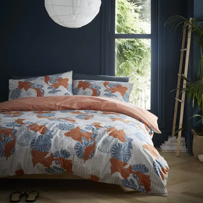 The Range Koi Duvet Set - Mandarin