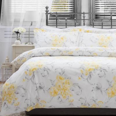 The Range Amour Duvet Cover Set - BM222 - White/Yellow/Grey