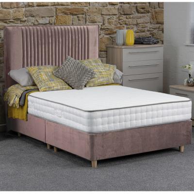 The Range Jonas & James Hadleigh Divan Bed Set With Mattress - Blush / Double / 2