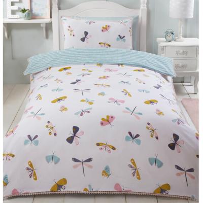 The Range Butterfly Duvet Cover and Pillowcase Set - White