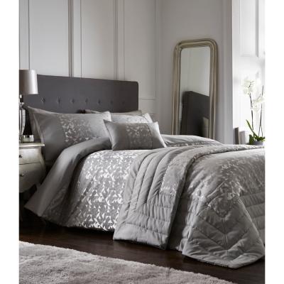 The Range Lucien Duvet And Pillowcase Set - Silver / 5cm / 1.7kg