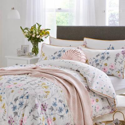 The Rug Seller Wild Meadow Cotton Bedding Set by Laura Ashley in Multi