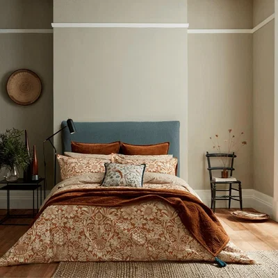 The Rug Seller Sunflower Bedding in Saffron Yellow by William Morris