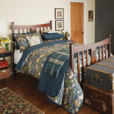 The Rug Seller Strawberry Thief Bedding and Pillowcase By Morris & Co in Indigo