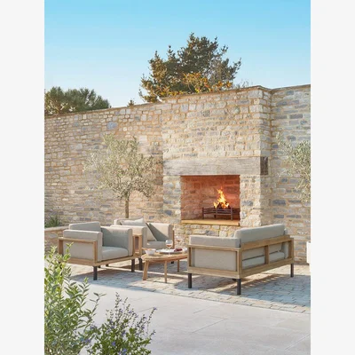Cox and Cox Vichy Lounge Set