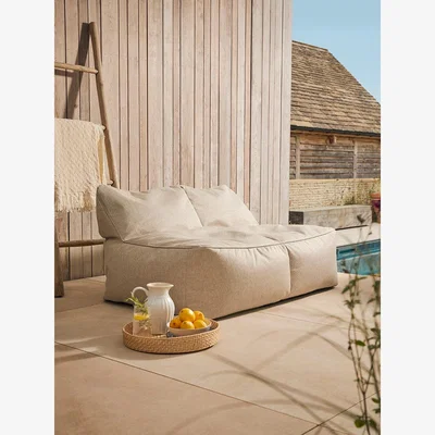 Cox and Cox Harlington Indoor Outdoor Beanbag Sofa