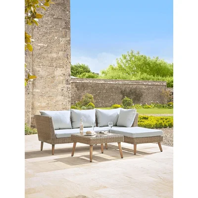 Cox and Cox Tilos Chaise Corner Set