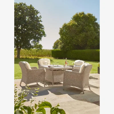 Cox and Cox Hatfield Lounge Set With Firepit
