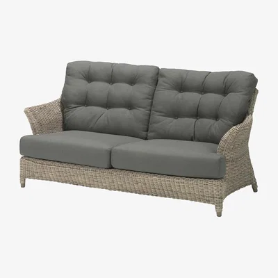 Cuckooland Linden Rattan 2 Seater Garden Sofa