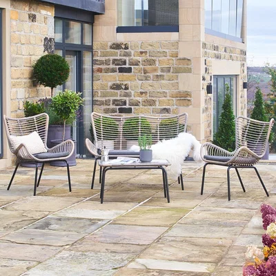 Cuckooland Pacific Lifestyle Fairfield 4 Piece Garden Sofa Set