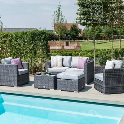 Cuckooland Maze Rattan Georgia 2 Seat Sofa Set with Ice Bucket
