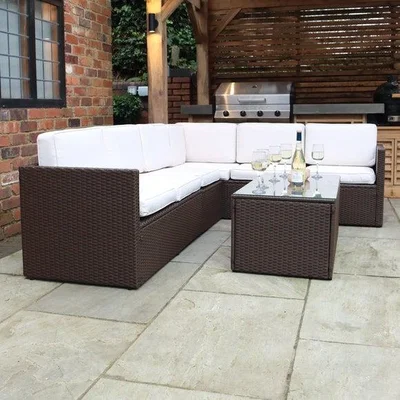 Dunelm A.Mir Berlin Outdoor Corner Lounging Set