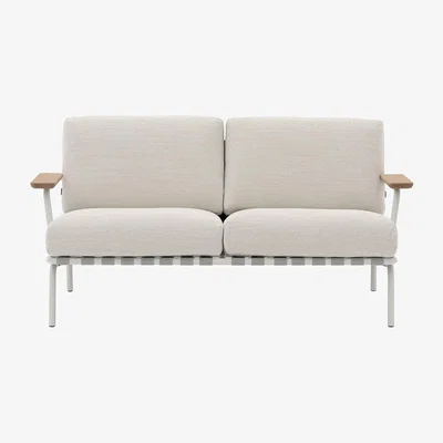 Heal's Muuto Settle Outdoor 2 Seater Sofa in Laze 1/Grey