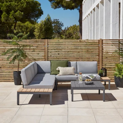 Homebase Spirit Garden Corner Sofa Set