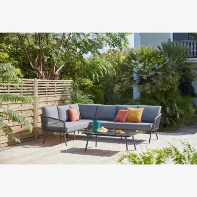 Homebase Nia Garden Corner Sofa Set
