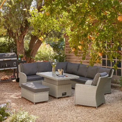 Homebase Antonia Garden Corner Sofa Set