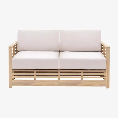 John Lewis Gallery Direct Marotta 2-Seater Garden Sofa, Natural