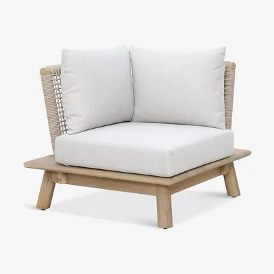 John Lewis KETTLER Denver Garden Corner Sofa Unit, FSC-Certified (Acacia Wood), Natural