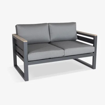 John Lewis KETTLER Elba Grande 2-Seater Garden Sofa, Grey