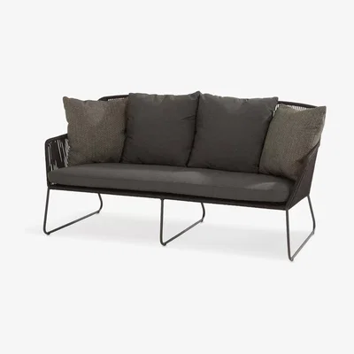 John Lewis 4 Seasons Outdoor Accor 4-Seater Garden Lounging Table & Chairs Set, Anthracite